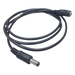 Cable de Alimentación DC / Conector Macho a Hembra 5.5x2.1 mm / 22 AWG / 1 m (3.28 ft) / Polarizado / Forro Negro | SIERRA STORE