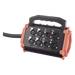 Stagebox Multipin / 12 Hembras + 4 Machos XLR / Cable 30 m (98.4 ft) / Contactos Plata / 20 A 250 V CA / Carcasa Cromada Perlada | SIERRA STORE