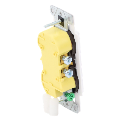 Tomacorriente Dúplex / 15 A / 125 V / Estilo Decorador / Perfil Delgado / Terminales de Tornillo | SIERRA STORE