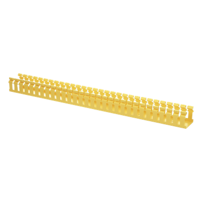 PANDUIT H2X2YL6 - Canaleta Ranurada de PVC / Tipo H con Tapa Abisagrada / 2 in Ancho x 2 in Alto / 6 ft (1.83 m) Largo / Amarillo | SIERRA STORE