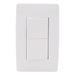 Apagador Escalera Doble / 10 A / 127 V CA / 60 Hz / 1 1/2 Módulos | SIERRA STORE