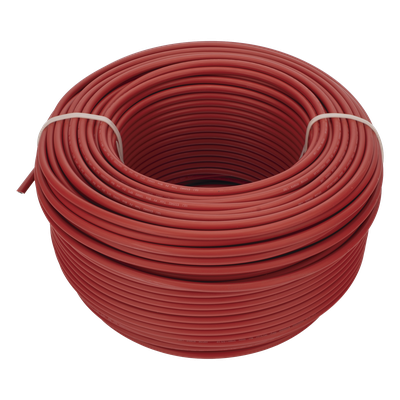 Cable Fotovoltaico / 4 mm² (12 AWG) / Cobre Estañado / 1000/2000 V / Rojo / Rollo 100 m / UL 4703 y TUV / -40°C a 90°C | SIERRA STORE