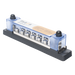 Bloque de Terminales / 12+2 Líneas / 300 A / 52 VDC o 300 VAC / Cobre Estañado 8x25 mm / Cubierta Policarbonato | SIERRA STORE
