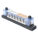 Bloque de Terminales / 12+2 Líneas / 300 A / 52 VDC o 300 VAC / Cobre Estañado 8x25 mm / Cubierta Policarbonato | SIERRA STORE