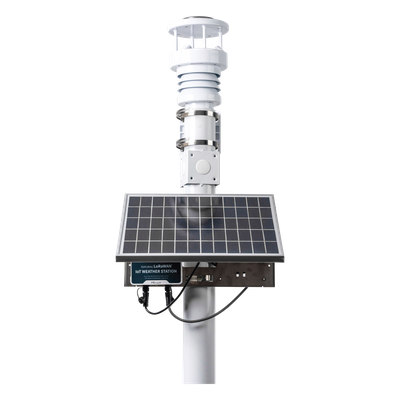 Estación Meteorológica LoRaWAN / Alcance 15 km (9.3 mi) / Panel Solar y Batería / IP65/IP67 / 19,000 Registros | SIERRA STORE