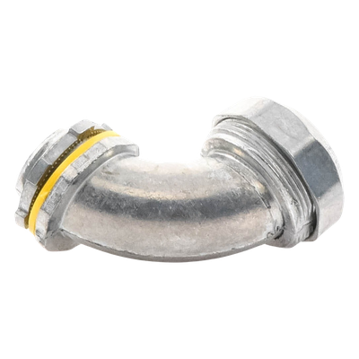 Conector Curvo para Tubo Liquidtight / 3/4" (19 mm) / Acabado Bruñido / Sellos Incluidos / NEMA FB-1 / UL 514B | SIERRA STORE