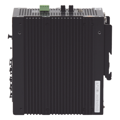 Switch Industrial PoE+ Capa 3 / 8 Puertos Gigabit PoE+ / 4 SFP / Recuperación <50 ms / -40°C a 75°C | SIERRA STORE