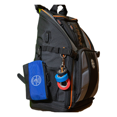 Mochila Profesional para Herramientas / 27 Bolsillos / Base Moldeada Ancha / Interior Naranja / Puerto USB-C / Acceso Estación de | SIERRA STORE