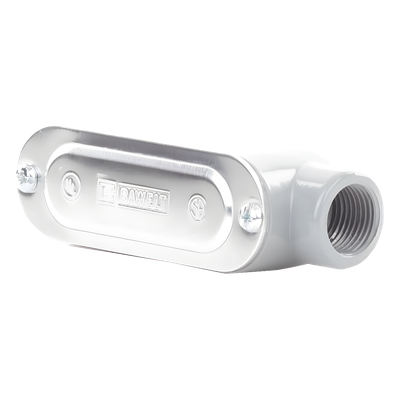 Caja de Registro Condulet / 1/2" (12.7 mm) / Configuración LB / Aluminio Diecast / NPT / Volumen 65.5 cm³ | SIERRA STORE