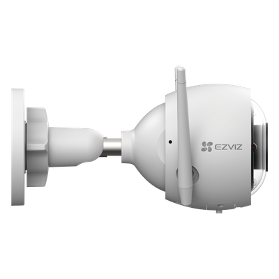 Cámara Bala IP / 3 Megapixel 2K / Visión Nocturna Color 30 m (98.4 ft) / Detección Humana y Vehicular / Sirena y Luz LED / IP67 / Wi-Fi | SIERRA STORE