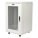 Gabinete Rackeable / 18U / 19 in / Puerta Cristal / Carga 750 Kg / 600x605x930 mm (23.6x23.8x36.6 in) / 3.05 ft Alto | SIERRA STORE