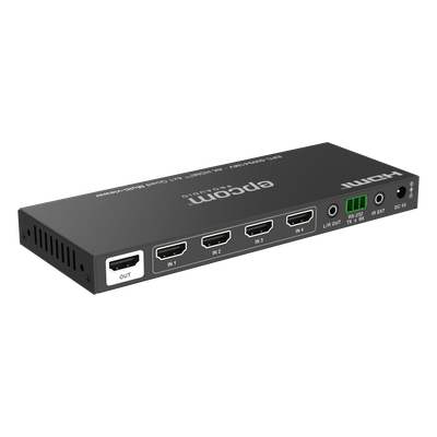 Multivisor HDMI / 4 Entradas x 1 Salida / 4K@30Hz / Vista Cuádruple / Control IR / HDCP 1.4 | SIERRA STORE