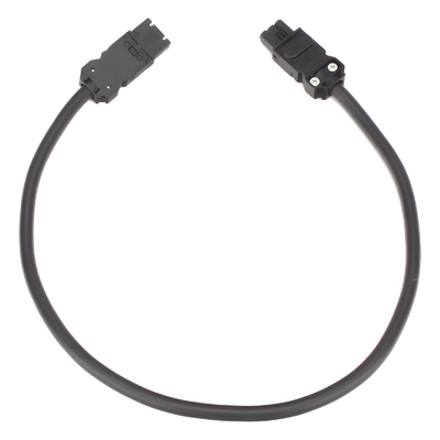 Cable de Unión para Lámparas LED / Conexión Daisy Chain hasta 4 Unidades / 60 cm / 3 Polos / Voltaje Universal 100-240V AC / Sistema | SIERRA STORE
