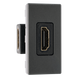 Módulo HDMI / Hembra-Hembra / Full HD 1080p / 4K / Acabado Grafito RAL 7021 / Sistema Modular K45 | SIERRA STORE