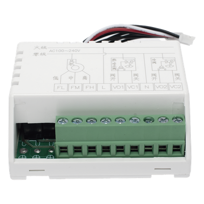 Controlador de Temperatura de Pared / Fan Coil 2 o 4 Tubos / Salida On/Off / Control de Ventilador Manual o Automático / Alimentación | SIERRA STORE