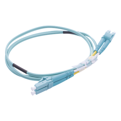 LINKEDPRO BY EPCOM LP-FOM4-LCLC-R01 - Jumper de Fibra Óptica / OM4 50/125 / LC-LC Dúplex / OFNR Riser / 2.0 mm / 1 m (3.28 pies) | SIERRA STORE