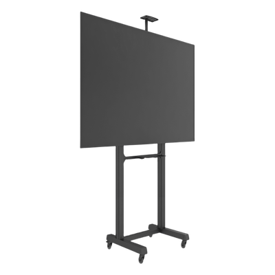 EPCOM INDUSTRIAL EMFS1B1 - Soporte de Piso Móvil para Pantalla / 65 a 100 in / VESA 100x100 a 1000x600 / Carga 120 kg / Aluminio y | SIERRA STORE