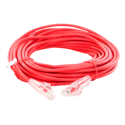 LINKEDPRO BY EPCOM LP-UT6A-1000-RD28 - Cable de Parcheo Slim UTP Cat6A / 10 m (32.81 ft) / 28 AWG / Rojo / RJ45 | SIERRA STORE
