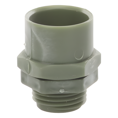 Conector Conduit PVC Ligero / 1/2" (13 mm) / Casquillo Termoformado Integrado / Autoextinguible / NMX-E-012-SCFI / NMX-E-031 | SIERRA STORE