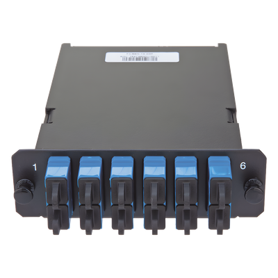 PANDUIT FCS9N-12-10P - Placa Acopladora de Fibra Óptica / 12 Fibras Monomodo OS2 / 6 Conectores LC Duplex / Pérdida de Inserción ≤0.35 | SIERRA STORE