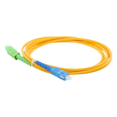 LINKEDPRO BY EPCOM LPSM3SCASCUS2 - Jumper de Fibra Óptica / Monomodo OS2 G.652D / SC/APC-SC/UPC / Simplex / 2 m (6.56 ft) / 3 mm | SIERRA STORE