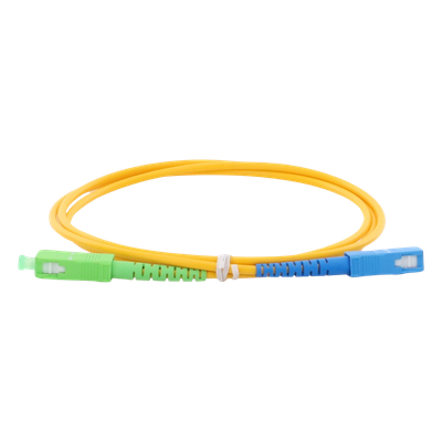 LINKEDPRO BY EPCOM LPSM3SCASCUS1 - Jumper de Fibra Óptica / Monomodo OS2 G.652D / SC/APC-SC/UPC / Simplex / 1 m (3.28 ft) / Forro PVC | SIERRA STORE