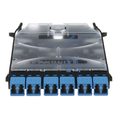 PANDUIT FHS9N-12-10N - Cassette de Fibra Óptica / 6 Puertos LC Duplex / 12 Fibras Monomodo OS2 / Color Azul | SIERRA STORE