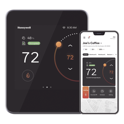 Termostato Comercial Conectado / BACnet MS/TP e IP sobre Wi-Fi / Pantalla Táctil TFT 4 Pulgadas / 5 Etapas Calefacción / 3 Etapas | SIERRA STORE