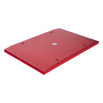 Domo Central de Reemplazo / Policarbonato / Color Rojo / Compatible con Barra X67 | SIERRA STORE
