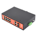 Switch PoE Industrial / 8 Puertos Gigabit + 2 SFP Combo / Extensión 250 m (820 ft) / PoE 300W / Protección 6 kV / -40°C a 80°C / | SIERRA STORE