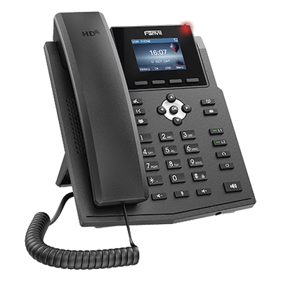 Teléfono IP / 4 Líneas SIP / Pantalla LCD Color 2.4 pulgadas / Audio HD G.722 y Opus / Conferencia 3 Vías / PoE 802.3af / OpenVPN / | SIERRA STORE