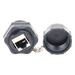 LINKEDPRO BY EPCOM LP-C6WP-CP - Acoplador Industrial / Cat 6 Blindado / IP67 Waterproof / -10°C a 60°C / 750 Ciclos / 50μm Oro | SIERRA STORE