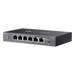 Switch Gigabit / 6 Puertos / 4 PoE+ 65W / Gestión Cloud SDN / Fanless / Alcance PoE 250 m (820.2 ft) / QoS y VLAN | SIERRA STORE