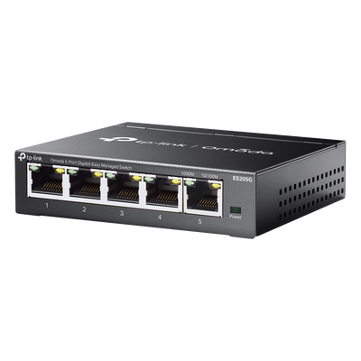 Switch Gestionado SDN / 5 Puertos Gigabit / 10 Gbps Capacidad Switching / 7.4 Mpps Forwarding Rate / Fanless / VLAN 802.1Q / QoS 8 | SIERRA STORE