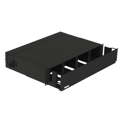 PANDUIT FRE2UBL - Panel de Distribución de Fibra Óptica / 2 UR / 192 Fibras / 8 Ranuras FAP o FMP / Bandejas Deslizantes | SIERRA STORE