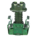 PANDUIT CNB4K - KIT 4 Tuercas Enjauladas No. 12-24, 4 Tornillos Rosca 1/2" Verde | SIERRA STORE