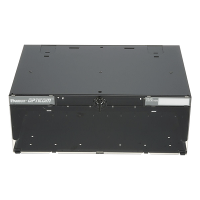 PANDUIT FRME4 - Panel de Distribución de Fibra Óptica, Acepta 12 Placas FAP o FMP, Bandeja Deslizable e Inclinable Hacia Abajo, Hasta | SIERRA STORE