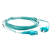 LINKEDPRO BY EPCOM LP-FOM3-SCSC-R03 - Jumper de Fibra Óptica / OM3 50/125 / SC-SC Dúplex / OFNR Riser / 2.0 mm / 3 m (9.84 ft) / Aqua | SIERRA STORE