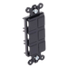 Marco de 6 Puertos / Conectores RJ45 Cat 3/5e/6 / Fibra Óptica MT-RJ SC LC ST / Coaxial F y BNC / Acabado Satinado Midnight | SIERRA STORE
