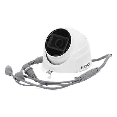 Cámara Eyeball TURBOHD / 4K UHD 8 MP / Gran Angular 102.2° / Lente 2.8 mm / IR EXIR 30 m (98.4 ft) / IP67 / TVI-AHD-CVI-CVBS | SIERRA STORE