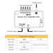 Interfaz de Control / 16 Grupos RTS / RS485 y 5 Contactos Secos / 433.42 MHz / IP20 / 90-255 V | SIERRA STORE