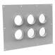 Placa Pasamuro / 6 Botas de 4 Pulgadas / Diseño Industrial / Material Anticorrosivo / Estructura Modular | SIERRA STORE