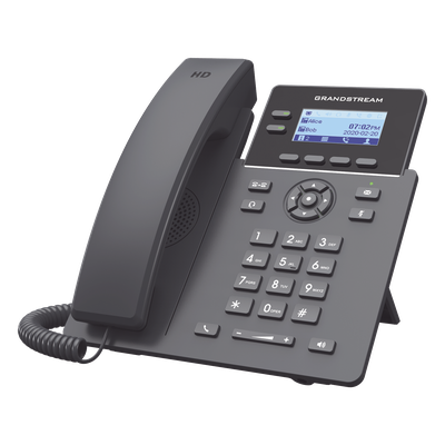 Teléfono IP / 2 Líneas SIP / 4 Cuentas / Codec Opus / IPv4/IPv6 / Pantalla LCD 132x48 | SIERRA STORE