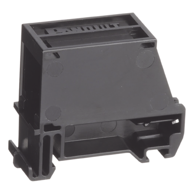 PANDUIT CADIN1BL - Adaptador de 1 Puerto / Riel DIN 35 mm (1.38 in) / Policarbonato / UL94V-0 / Mini-Com | SIERRA STORE
