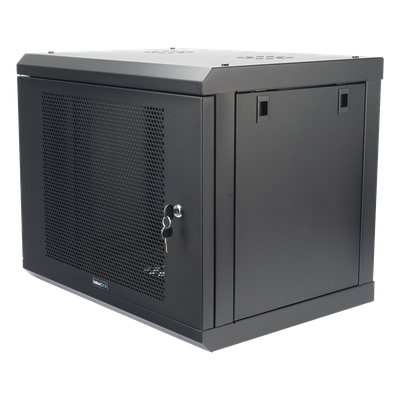 Gabinete de Pared 9U / 19'' / 455 mm (17.9'') Profundidad / Acero Reforzado / Carga 80 kg | SIERRA STORE