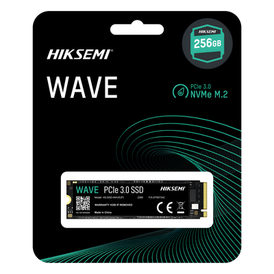 HIKSEMI by HIKVISION HS-SSD-WAVE(P)/256G - SSD M.2 NVMe / 256 GB / PCIe 3.0 x4 / Lectura 2280 MB/s / Escritura 1800 MB/s / 320K IOPS / | SIERRA STORE