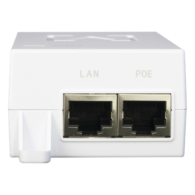 Inyector PoE+ / Gigabit 10/100/1000 Mbps / 48V 0.64A / Alcance 100 m (328 ft) / Montaje en Pared | SIERRA STORE