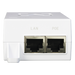 Inyector PoE+ / Gigabit 10/100/1000 Mbps / 48V 0.64A / Alcance 100 m (328 ft) / Montaje en Pared | SIERRA STORE
