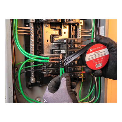 Cinta Aislante Eléctrica / PVC Alto Rendimiento / 600 V / 19 mm (0.75 in) / 20 m (65.6 ft) / Ignífuga / Negro | SIERRA STORE