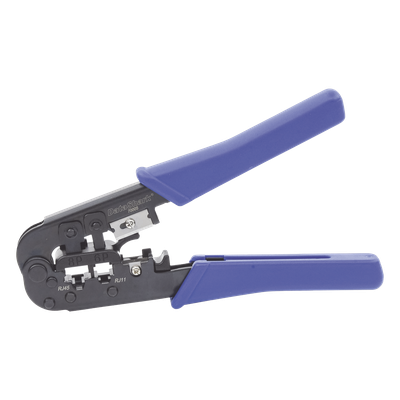 Pinzas para Terminación de Conectores / RJ45/RJ11/RJ12 / Cable UTP Cat5/Cat5e / Diseño Ergonómico / Cable Telefónico Plano | SIERRA STORE